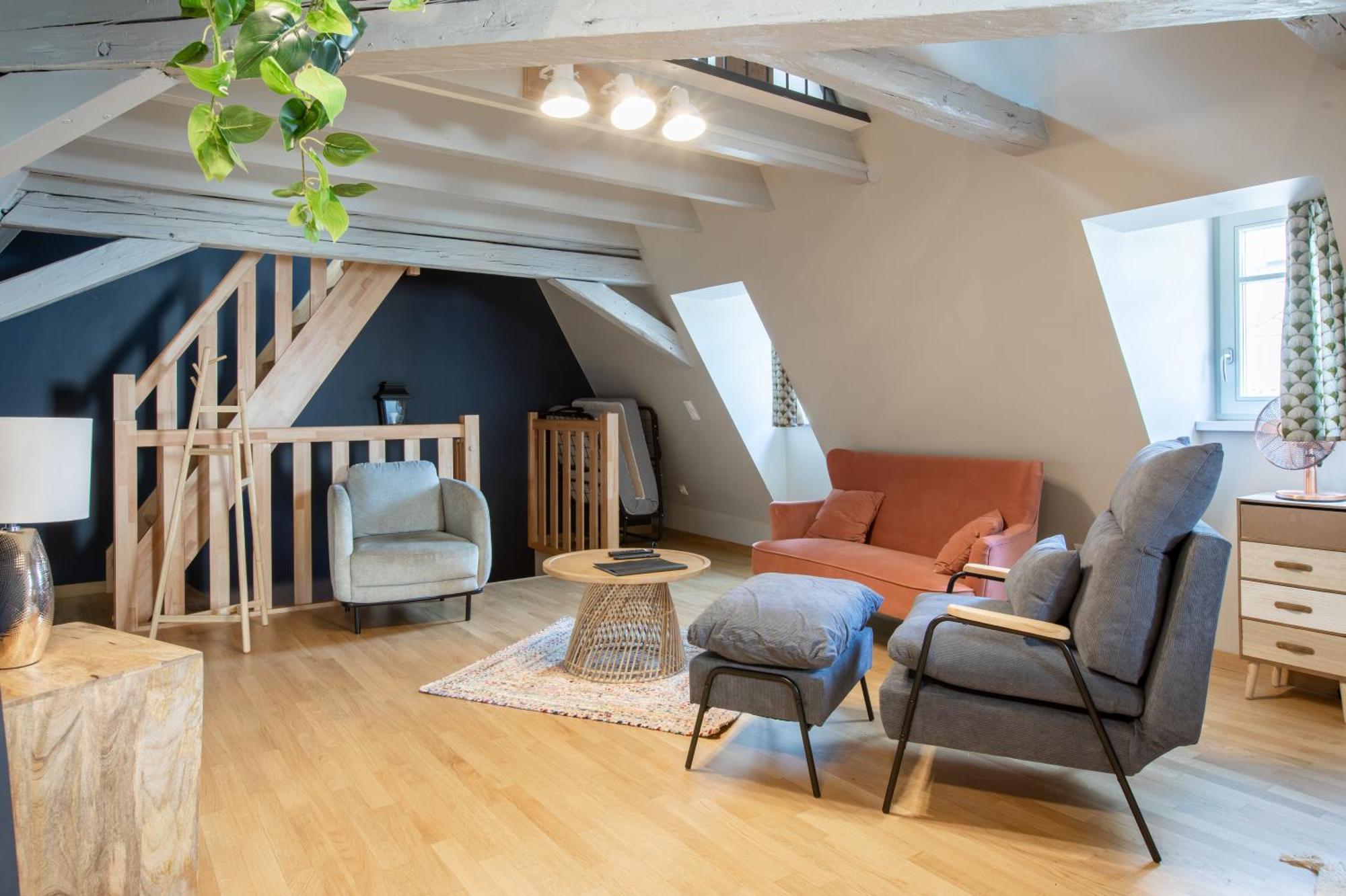 Apartamento Duplex Atypique Au Coeur De Mulhouse Exterior foto