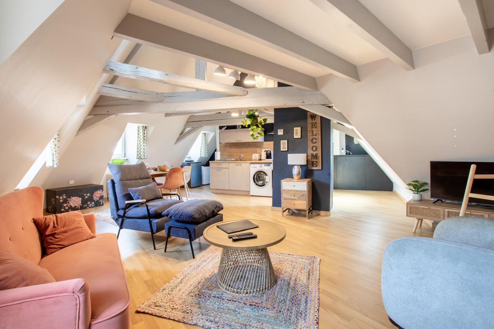 Apartamento Duplex Atypique Au Coeur De Mulhouse Exterior foto