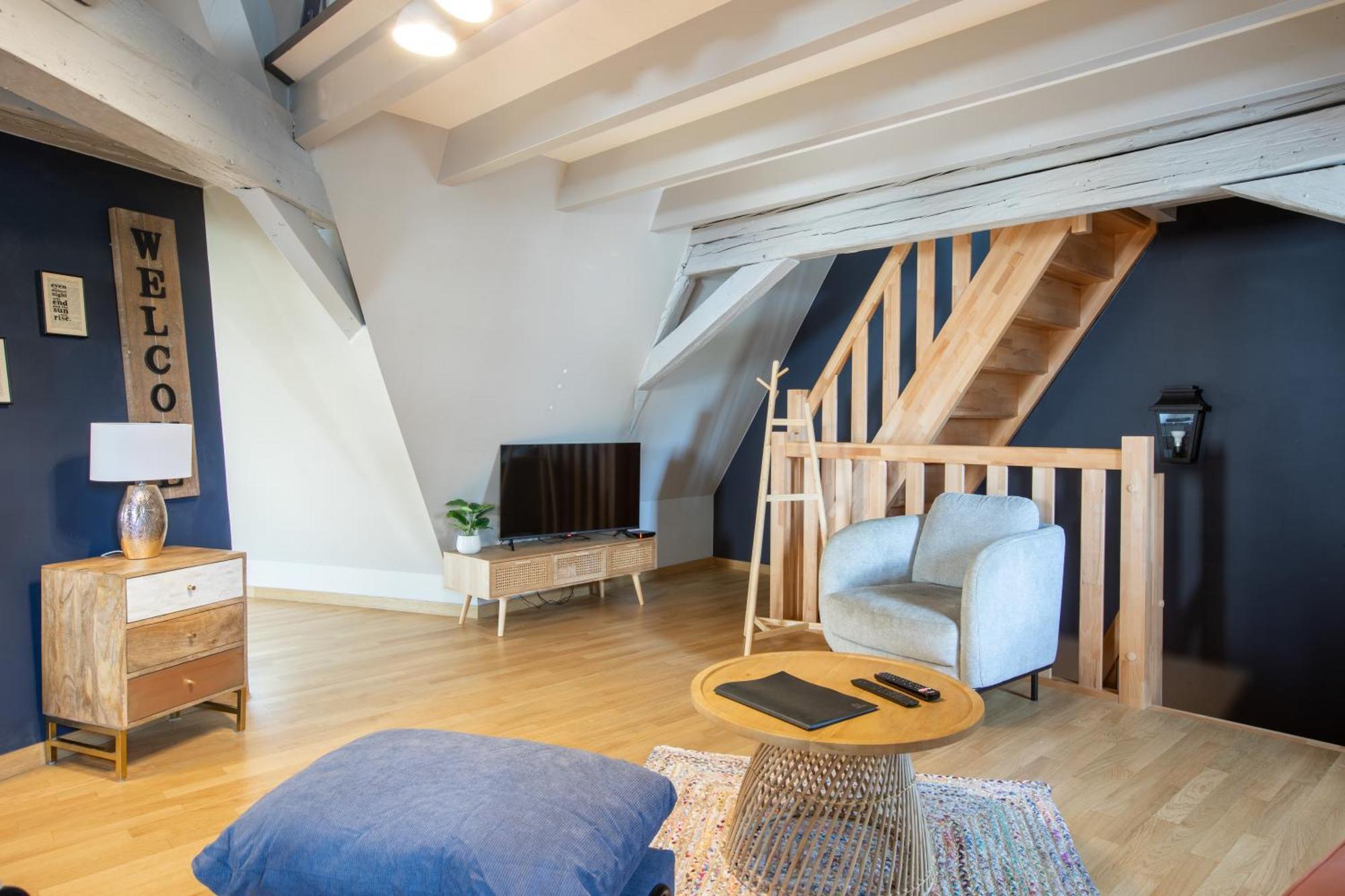 Apartamento Duplex Atypique Au Coeur De Mulhouse Exterior foto